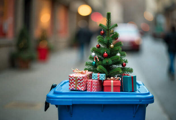 Выброшенная елка может обойтись в 5 тысяч рублей