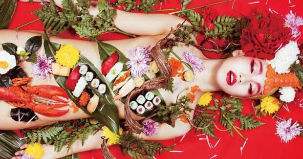 Ниотамори: как появилась традиция есть суши с обнаженного женского тела