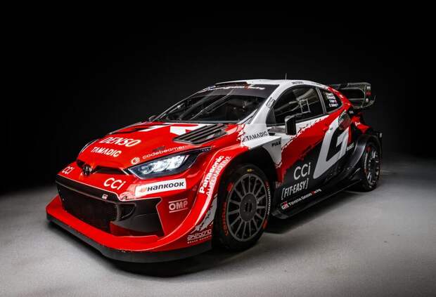 Toyota показала ливрею машины для нового сезона WRC