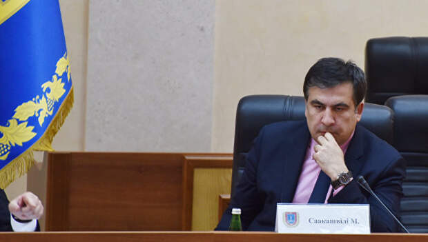Грузинский и украинский государственный и политический деятель Михаил Саакашвили