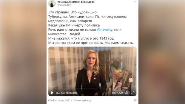 Карнаухов: Шабаш Васильевой у стен ИК-2 закончится ничем
