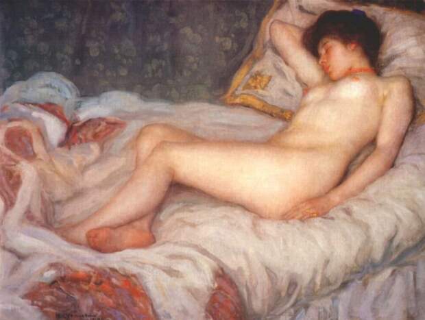 художник Фридрих Карл Фриске (Frederick Carl Frieseke) картины – 09
