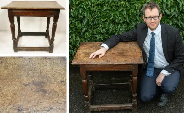 Британские аукционеры неожиданно нашли у себя в офисе 300-летний стол