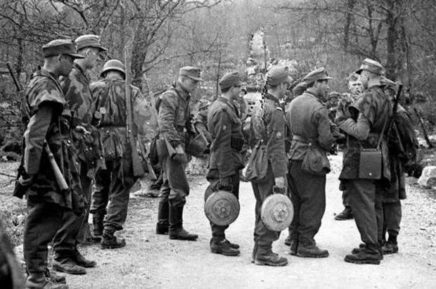 Солдаты дивизии «Эдельвейс», 1943—44 гг.