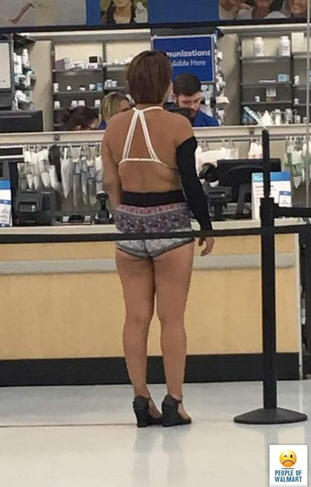 Странные посетители американских супермаркетов People Of Walmart, америка, люди, магазин, мода, одежда, чудики