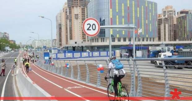 Велодорожки Петербурга подрастут на 13 километров к 2020 году