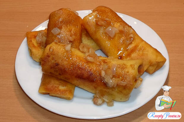 Блины с картошкой и шкварками