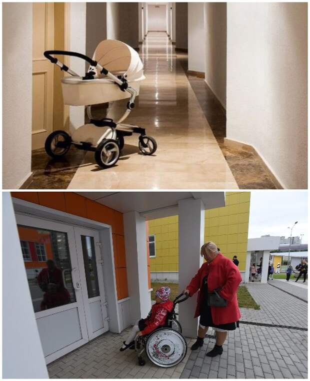 Инвалидам-колясочникам и молодым мамочкам удобней всего жить на первом этаже.