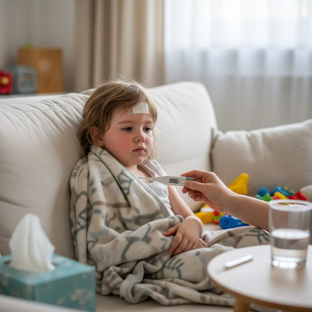 Педиатр рассказала, когда не надо сбивать температуру