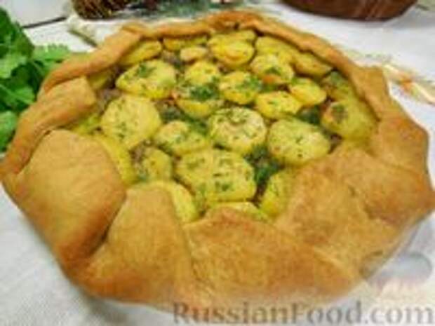 Фото к рецепту: Галета с картофелем и сардиной