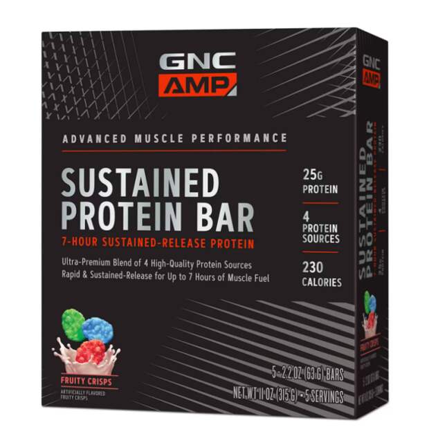 GNC AMP Sustained Protein Bar