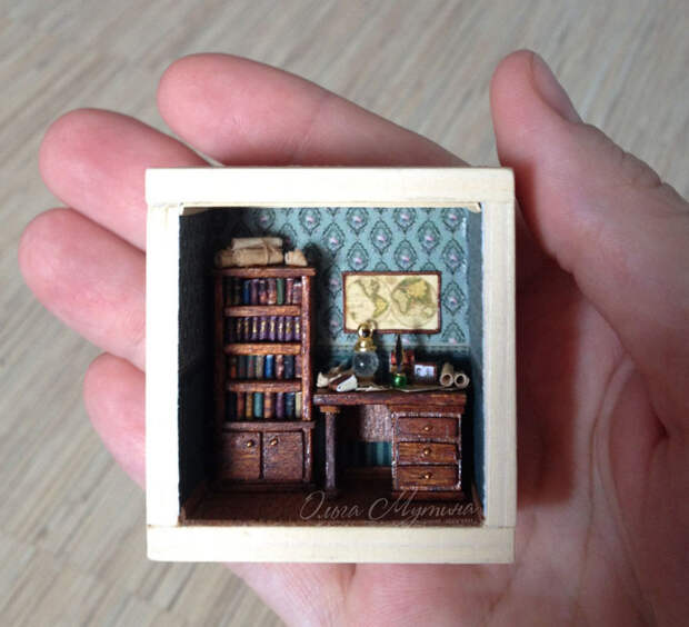 Художница создает волшебный мир сказки в миниатюре искусство, кукольные домики, миниатюрные дома, своими руками
