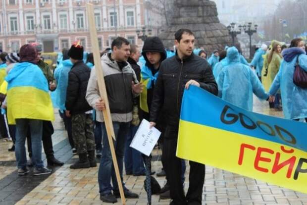 Дневник им. callxo3nick: Фотоотчёт с флэшмоба против гейевроинтеграции.