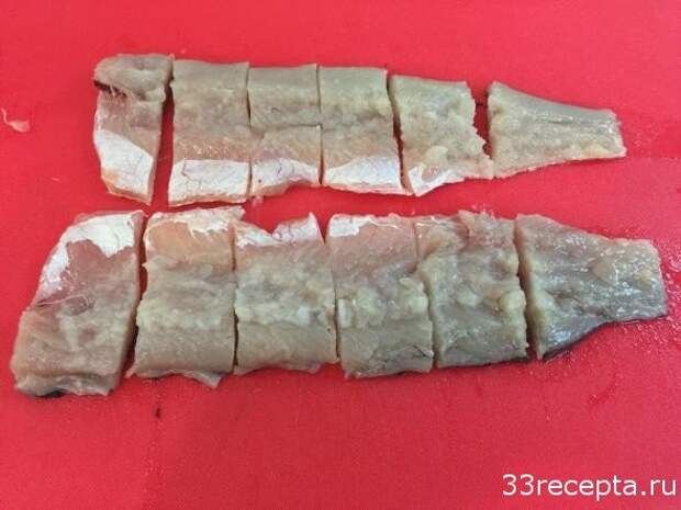 кусочки щуки