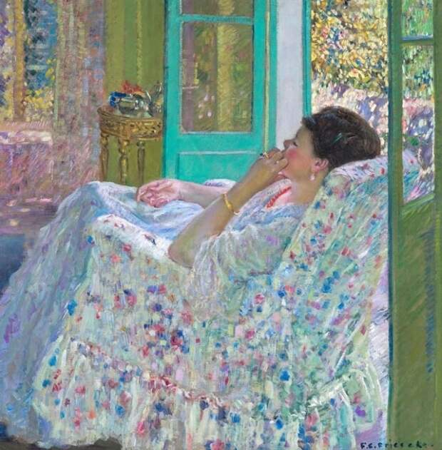 художник Фридрих Карл Фриске (Frederick Carl Frieseke) картины – 12