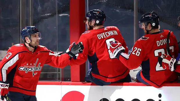 Хоккеисты «Вашингтона» поприветствовали сына Овечкина перед игрой с «Бостоном»