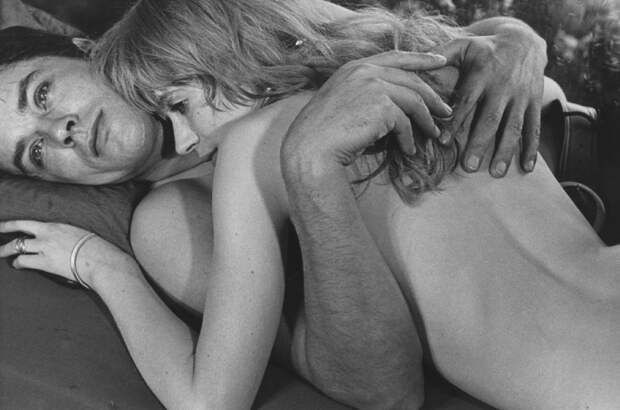 Марианна Фейтфулл и Ален Делон. Фото / Marianne Faithfull and Alain Delon photo