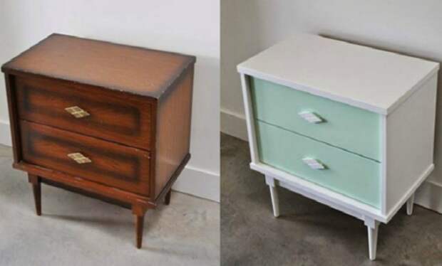Интересные переделки старой мебели: до и после 10
