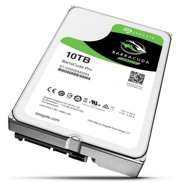 Seagate представляет HDD-накопители объёмом 10 ТБ