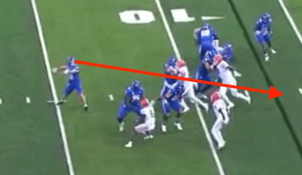 Devin Leary Kentucky Drop Touchdown