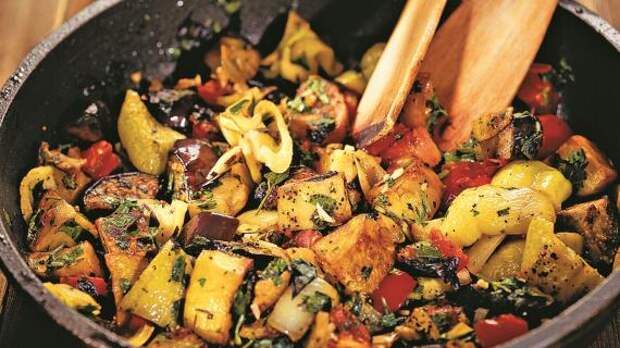 Аджапсандали, грузинское овощное блюдо