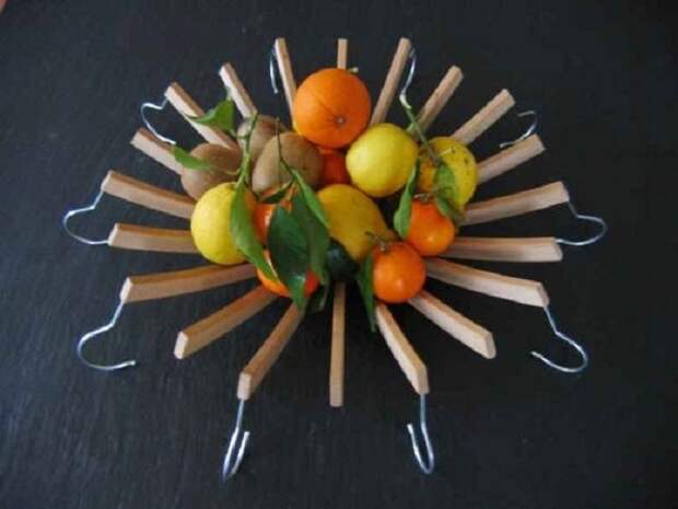 Красивое решение для создания удачной посудины для хранения любимых фруктов.