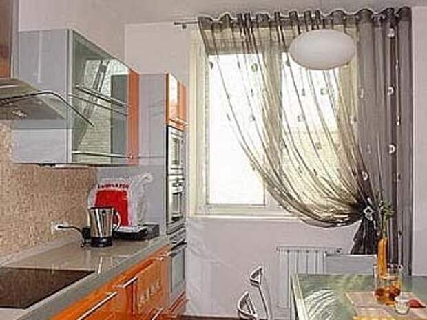 романтические шторы для вашей кухни