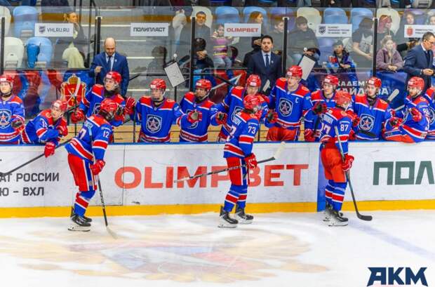 В Туле «Академия Михайлова» ведёт 4:2 после второго периода у «Академии СКА»