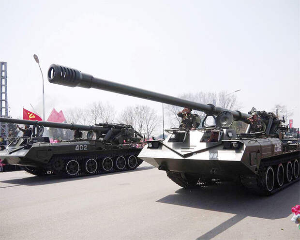 Северокорейские 170-мм самоходные артиллерийские установки M1989 «Koksan»