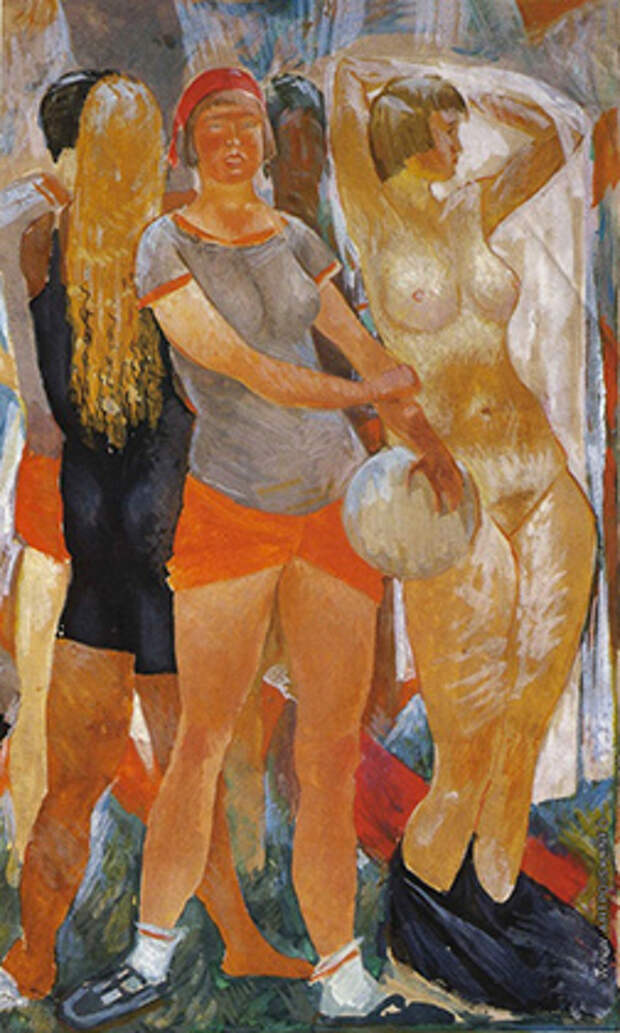 Александр Самохвалов «Девушки», 1927-1928