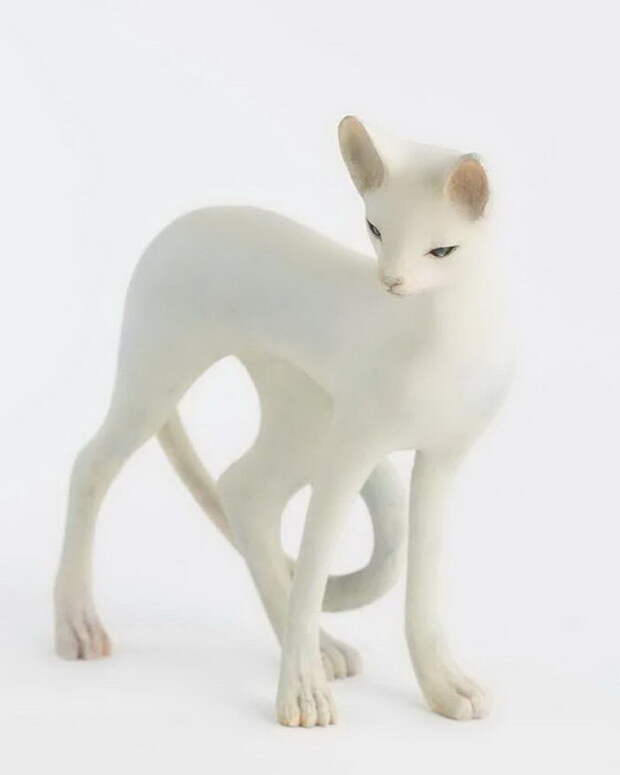 Белые скульптуры Yoshimasa Tsuchiya