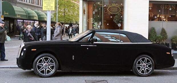 Бырхатный Rolls-Royce rolls-royce, бархат, винил