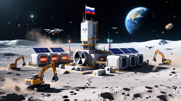 Россия построит АЭС на Луне