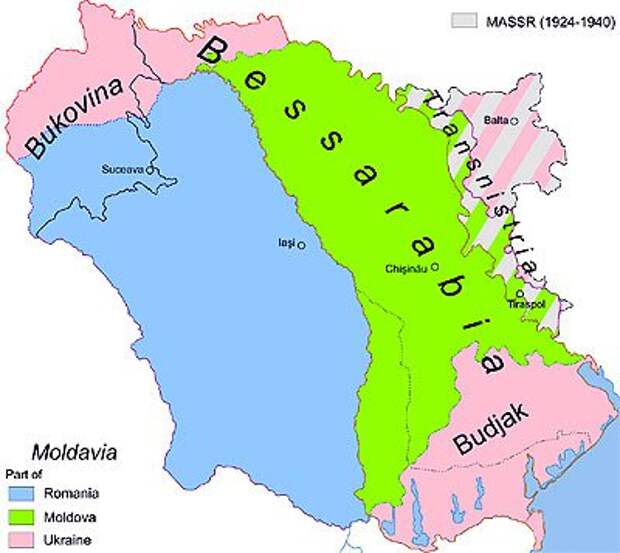 Карта бессарабии до 1940 года - 91 фото