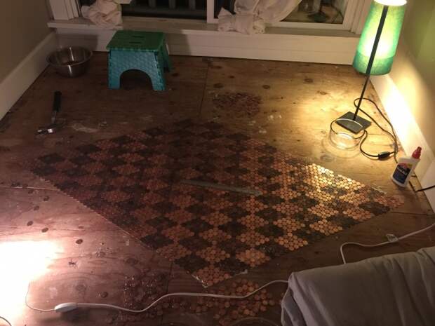 Денежный паркет (diy)