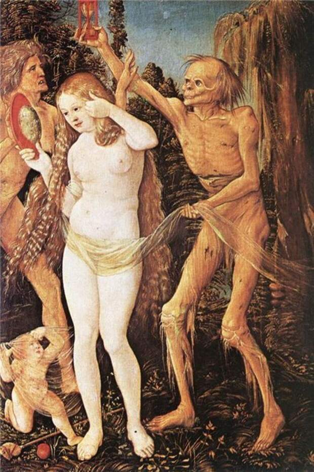 Ганс Бальдунг. Три возраста женщины и Смерть. 1509-11