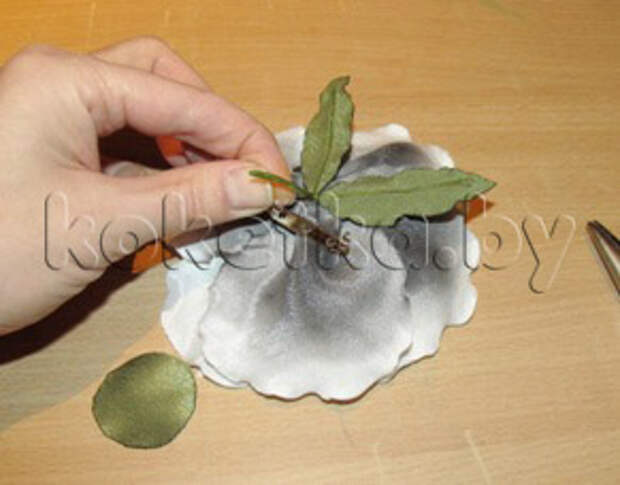 Цветы из ткани. Мастер класс Цветы из ткани. Мастер класс