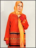 Женский свадебный костюм с. Кириллово Пензенской губ. Конец 19- начало 20 в.