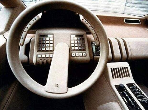1981 Citroen Xenia concept автодизайн, интерьер, руль