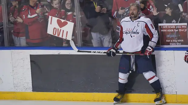 Овечкин занимает второе место в списке претендентов на «Харт Трофи»