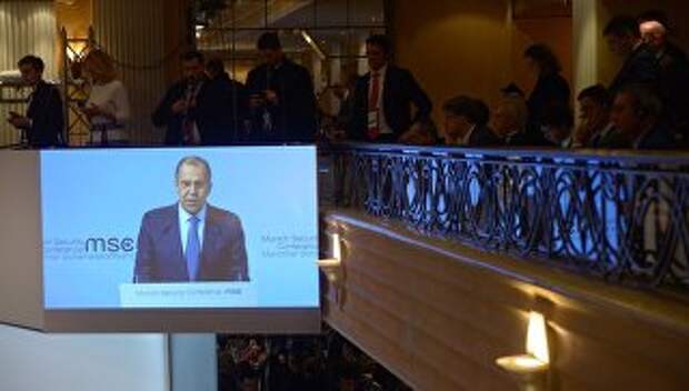 Министр иностранных дел РФ С. Лавров на 53-й Мюнхенской конференции по безопасности