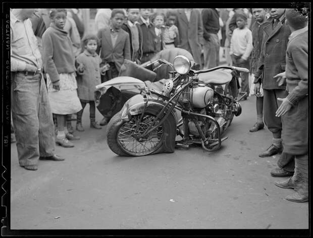 Фото подборка аварий на дорогах Америки в 1930—1950 годах