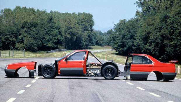 В конце 1980-х неудачная попытка запустить серию поддержки чемпионата мира Формулы-1 привела к появлению этого безумного седана Alfa Romeo с двигателем F1 V10
