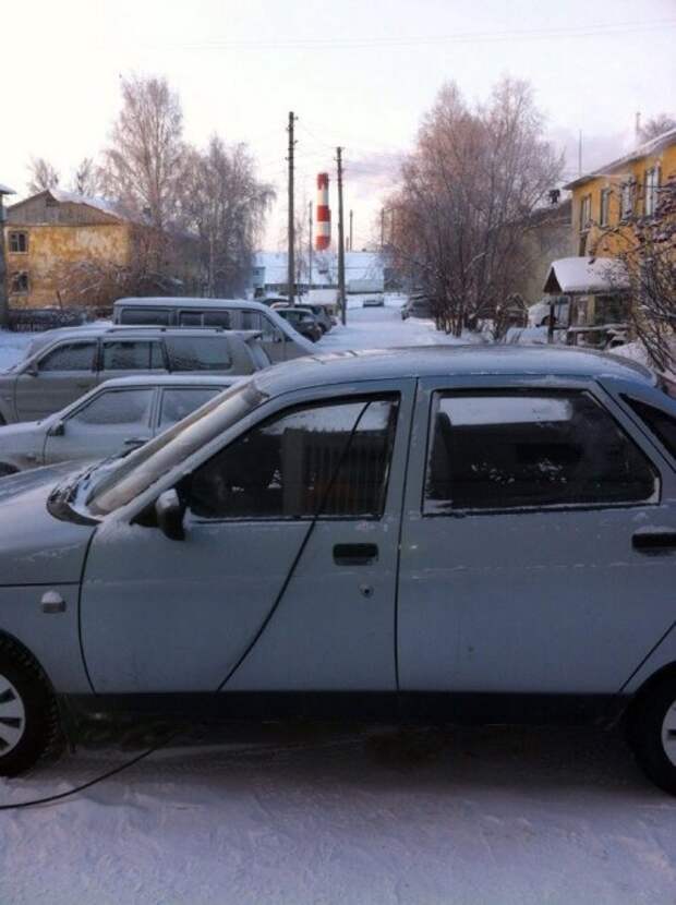 Автомобильные приколы в картинках (24 шт)