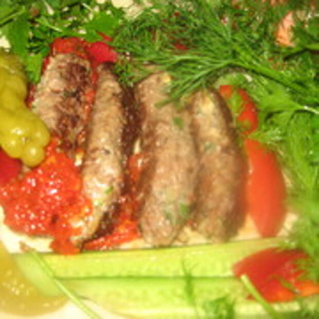 Армянские  колбаски  Сигареты  с травами и овощами.