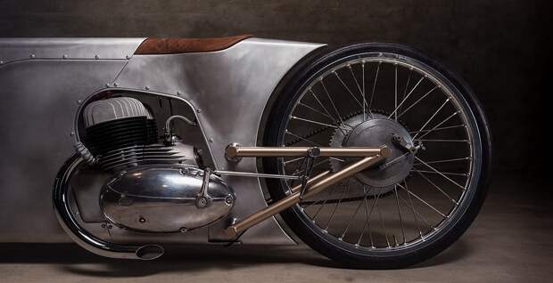 Самый быстрый кастом steampunk на базе Ява 350 Sprint