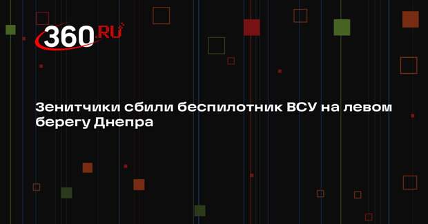 Губернатор Сальдо: ВС России ликвидировали дрон ВСУ на левом берегу Днепра