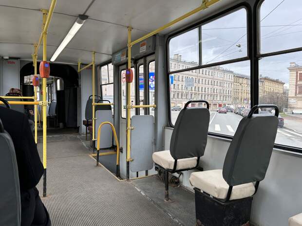 В Петербурге задержали нетрезвую и полностью голую пассажирку трамвая.