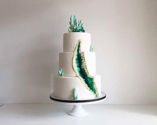 Geode Wedding Cake