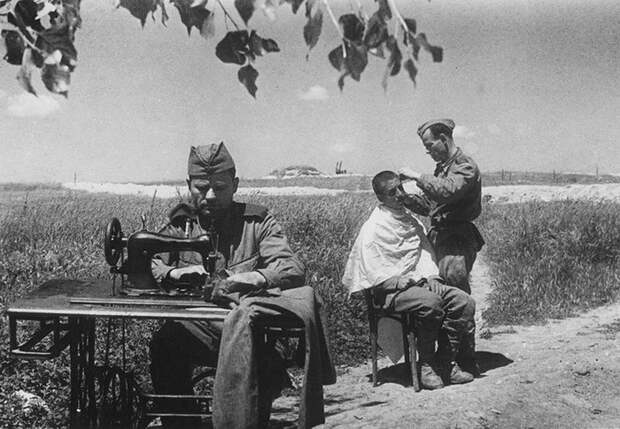 Быт советских солдат между боями. Лето 1943 года.